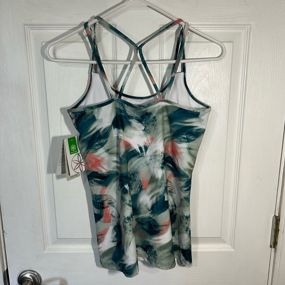 Gaiam Woman’s Dragonfly Shine Bra Tank. Size XS. Emerson Print. OM-DRI - Picture 6 of 16